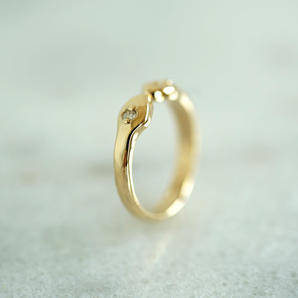 Hognose Snake Ring | Stunning 24K Gold Wrap Ring – COPPERTIST.WU